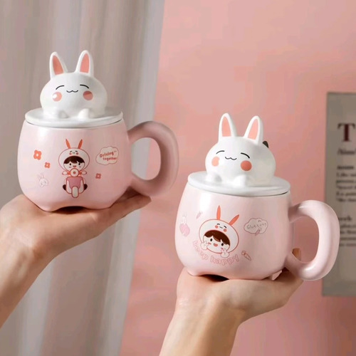 Taza cerámica de conejo Mt09490 - Imagen 3