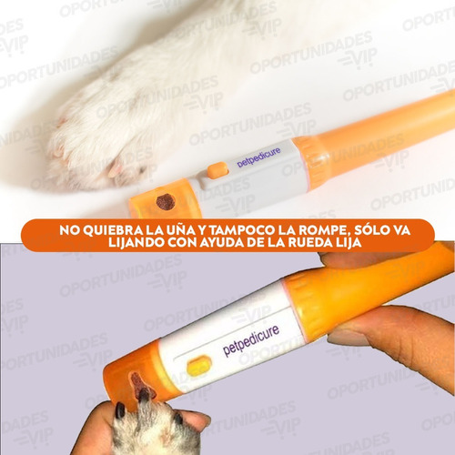 Torno Uñas Perros Gatos Mascotas Petpedicure No Los Lastimes – vista lateral