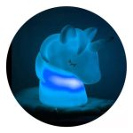 Velador Lampara Led Unicornio A Pila 15 Cm - Imagen 5