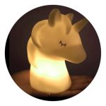 Velador Lampara Led Unicornio A Pila 15 Cm - Imagen 4