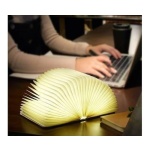Velador Lampara Libro Led Recargable Usb Decorativa - Image 7