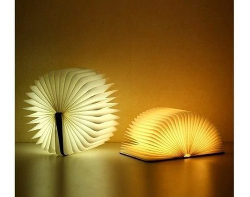Velador Lampara Libro Led Recargable Usb Decorativa - Image 6