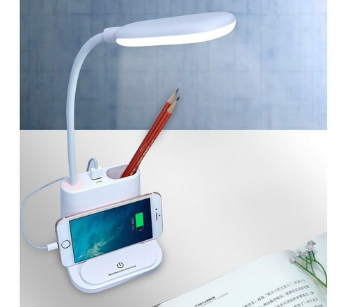Velador Led Multifuncion Lapicero Cargador Usb Calido Frio - Imagen 8