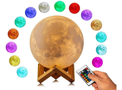 Velador_Moon_Light_Luna_Recargable__16_Colores_14_Cm_-_8632_D_825373-MLA31351659212_072019-O.jpg Velador 3d Moonlight Luna 12 Cm Rgb Con Control Mr485 - Image 1