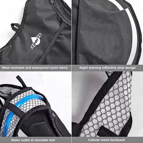 Mochila de hidratación con bolsa de agua C018 - Image 4