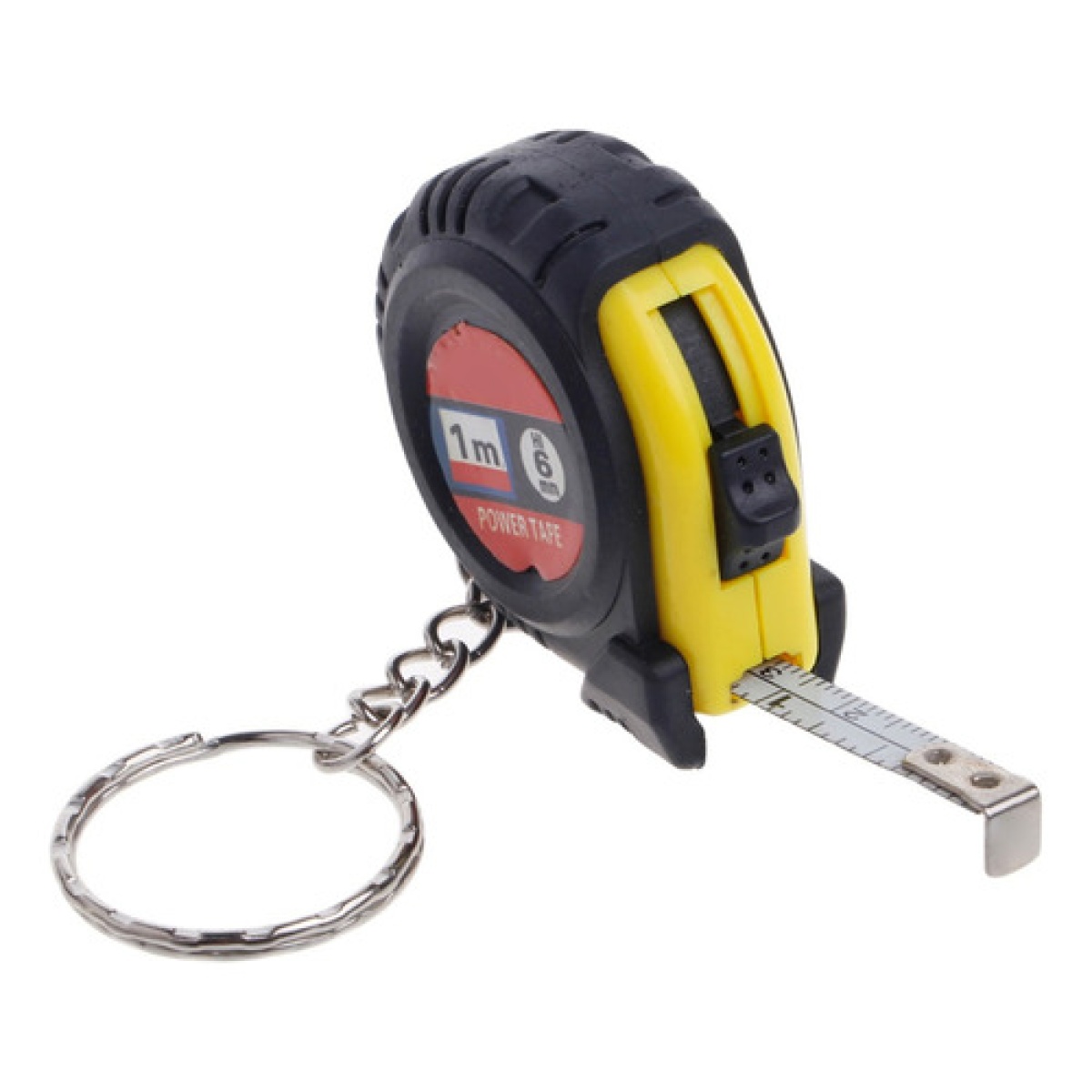 Mini llavero de bolsillo retráctil con cinta métrica de 1 metro 456 - Image 1