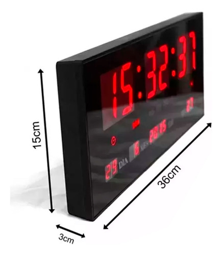 Reloj digital con luz LED Jh3615 - Imagen 6