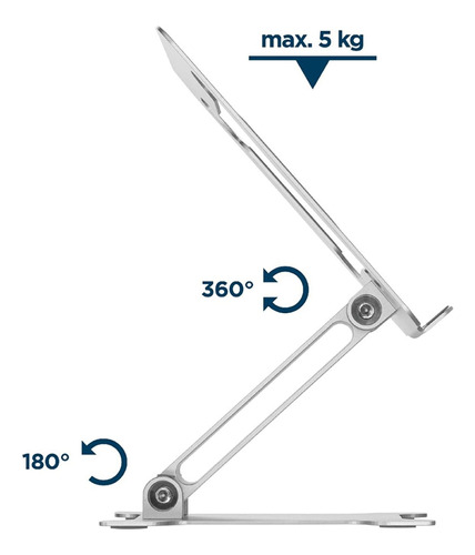 Soporte para notebook o tablet regulable Lx-22 - Image 8