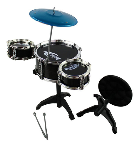 Batería musical con banquito 1279 - Imagen 5