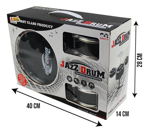 Batería musical con banquito 1279 - Imagen 7