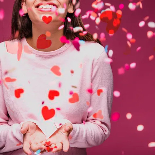 Cañones mortero 12 lanza papel forma corazones - Image 2