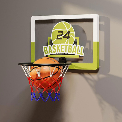 Aro de básquet con pelota, red e inflador A5241 - Image 2