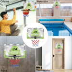 Aro de básquet con pelota, red e inflador A5241 - Image 9