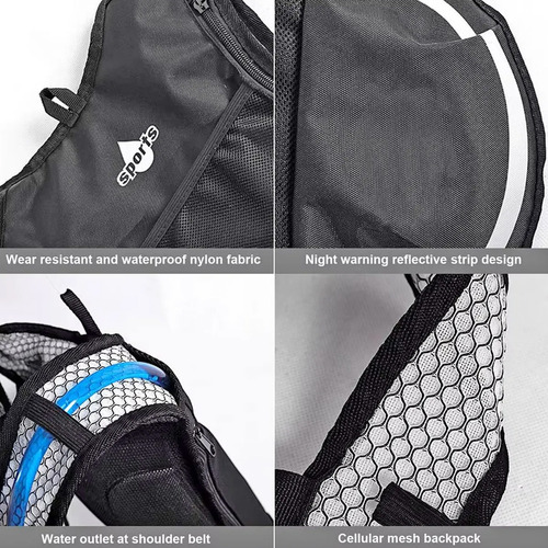Mochila de hidratación con bolsa de agua C018 - Image 20
