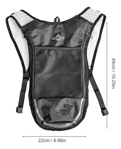Mochila de hidratación con bolsa de agua C018 - Image 17