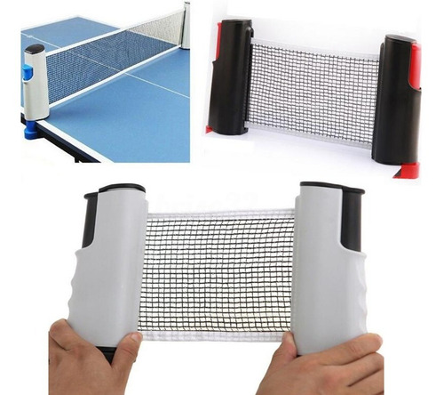 Red Ping Pong Retractil Adaptable A Cualquier Mesa 170cm Max - Image 7