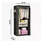 Ropero armable para ropa A146 – vista superior