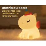 Velador unicornio luz multicolor Zh139 – colores disponibles