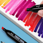 Marcadores doble punta fibrones X 100 colores en bolso - Image 5