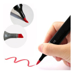 Marcadores doble punta fibrones X 100 colores en bolso - Image 6