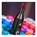 Marcadores doble punta fibrones X 100 colores en bolso - Image 3