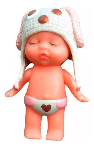 Mini Bebe De Juguete Muñeco En Cucurucho Con Gorro 56460 - Image 4