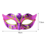 Antifaz de carnaval con glitter X 12 - Image 9