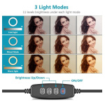 Aro led de 26 cm con Trípode de 2 metros - Image 2