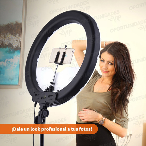 Aro led trípode 26 cm. con soporte celular - 2 metros - Image 6