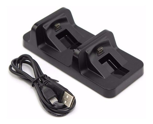Base Cargador Horizontal Para Joystick Ps4 Con Cable Usb - Image 3