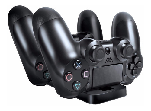 Base Cargador Horizontal Para Joystick Ps4 Con Cable Usb - Image 5