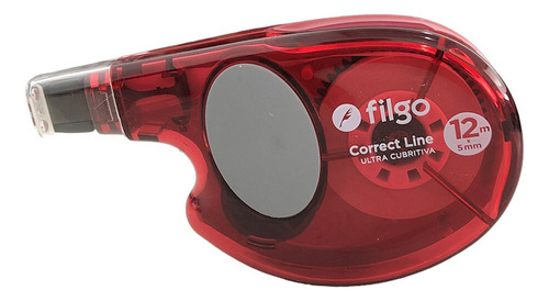 Borrador cinta corrector Filgo X 12 metros 5 mm escolar – vista lateral