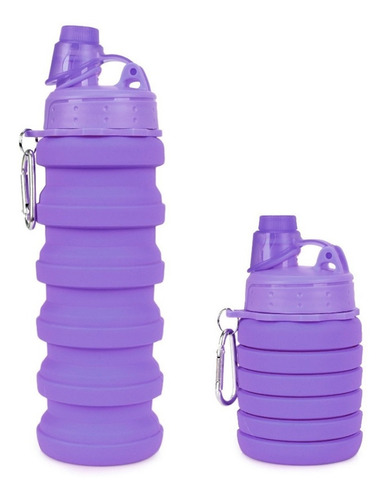 Botella Silicona Plegable Flexible Con Pico Y Tapon 500 Ml - Image 7