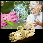 Burbujero Pistola Gun Semiautomatico Lanza Burbujas A Pilas - Image 18