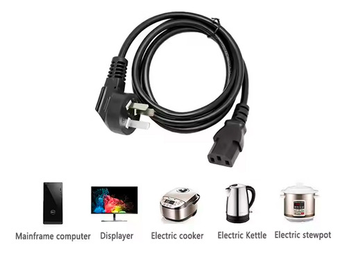 Cable alimentación 220v 1.8 mts Xc-p1801 - Image 5