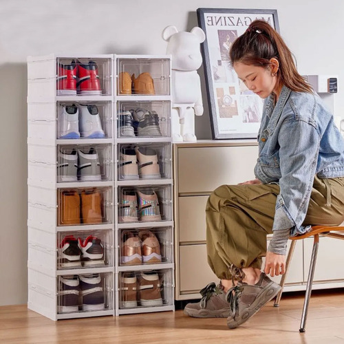 X6 cajas organizadoras de zapatillas plegables Xl06 - Image 7