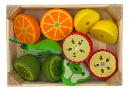 Cajón de frutas de madera didáctico - Image 4