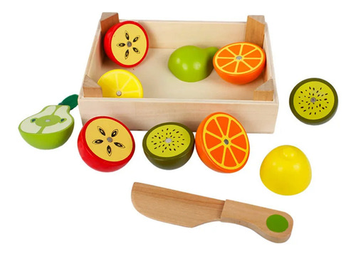 Cajón de frutas de madera didáctico - Image 3