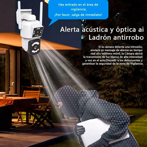 Cámara De Seguridad Doble Lente Hd Sensor Movimiento K3008 - Image 5