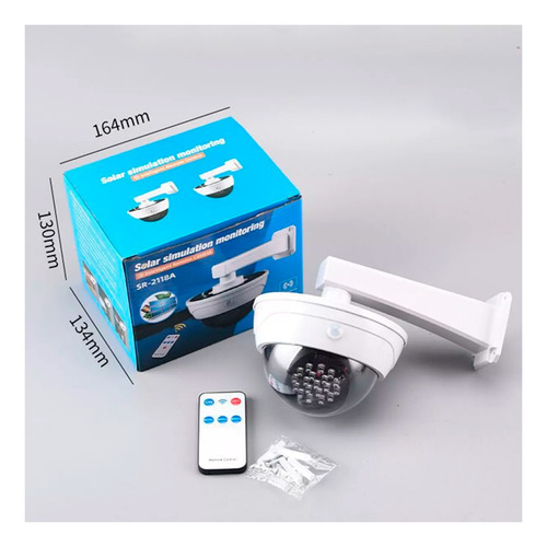 Cámara falsa solar con control remoto - Image 5