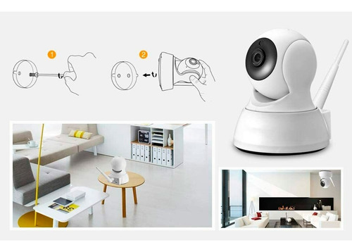 Camara Ip De Seguridad 720p Wifi Robotizada Giro 355 - Image 4