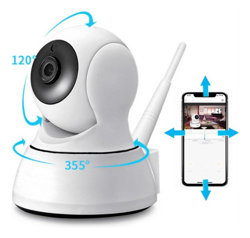Camara Ip De Seguridad 720p Wifi Robotizada Giro 355 - Image 2