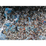 X 12 mortero cañón lanza papel celeste y blanco - Image 4