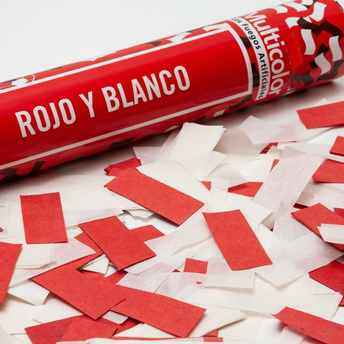 Cañones mortero 12 lanza papel rojo y blanco - Image 2