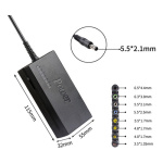 Cargador Adaptador Fuente Universal Notebook Pc 8 Fichas - Image 2