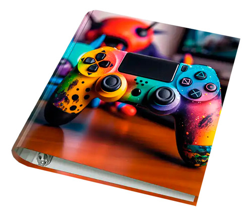 Carpeta Escolar Gamer 3x40 Colegio Niños Escuela Ca500032 - Image 8