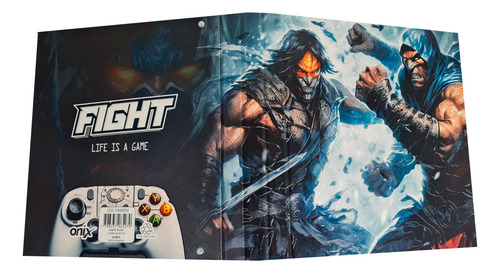 Carpeta Escolar Gamer 3x40 Colegio Niños Escuela Ca500032 - Image 2