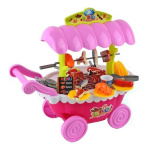 Carrito Parrilla Juguete 55 Piezas Luz Y Sonido A Pilas Bbq