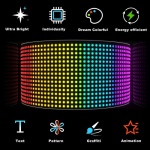 Cartel LED RGB pantalla flexible interactiva de auto Niv-42 - Image 6
