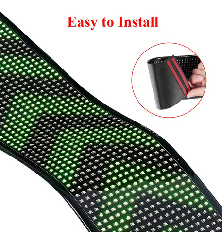 Cartel LED RGB pantalla flexible interactiva de auto Niv-42 - Image 10